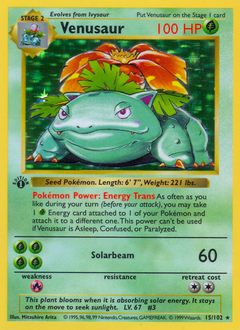 1999 Base Set Venusaur Holo
